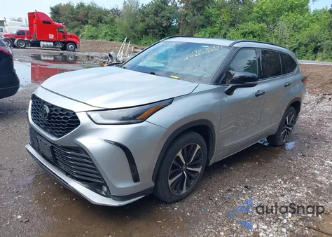 2021 Toyota Highlander Xse из США, поврежденный, VIN 5TDLZRBH0MS060597